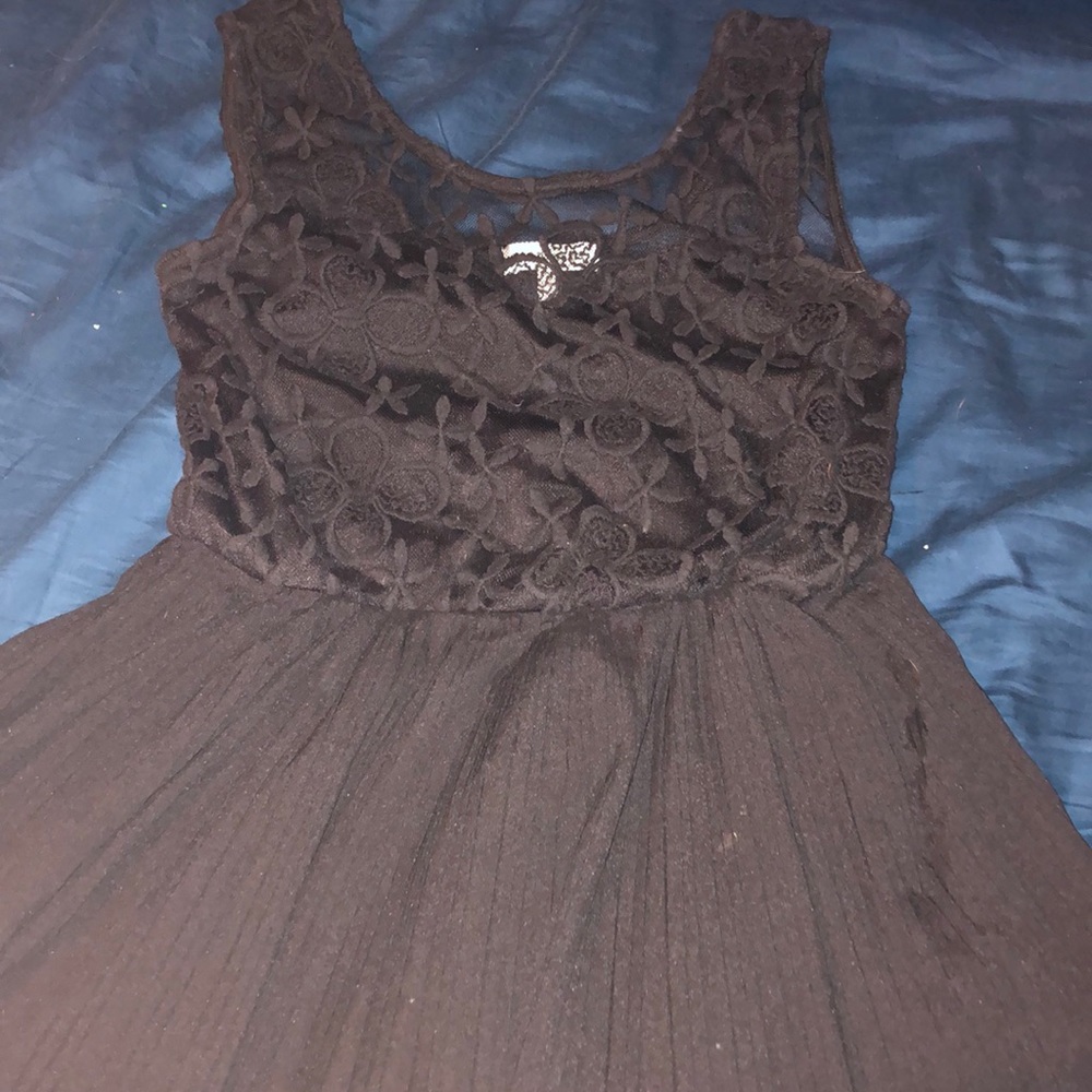 A black dress